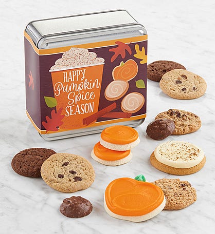 Happy Pumpkin Spice Season Treats Mini Gift Tin